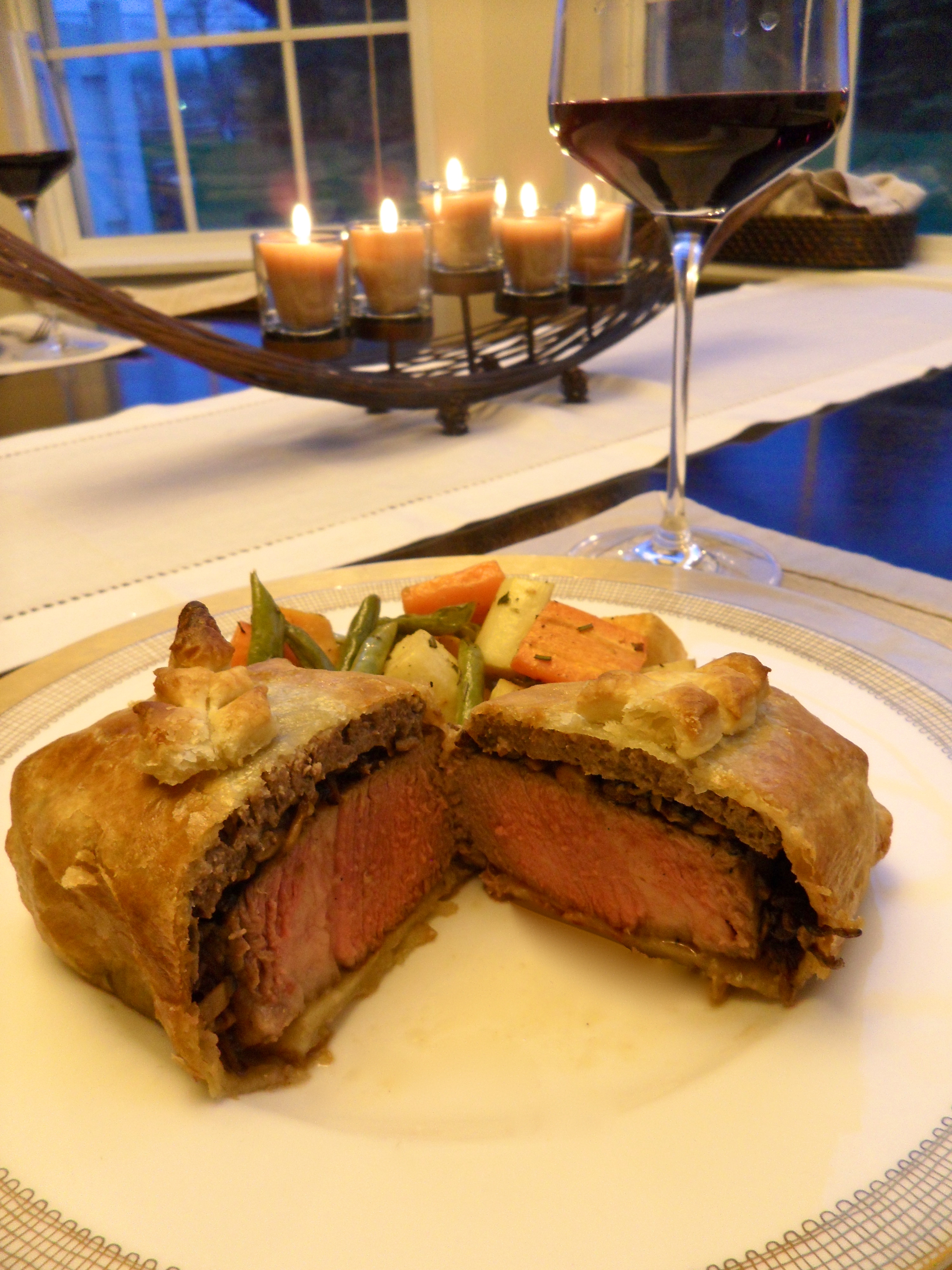 Beef Wellington with Roasted Vegetables